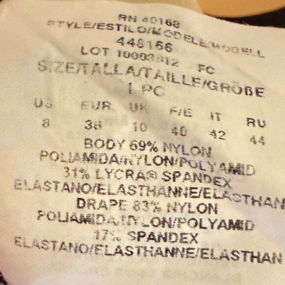 Miraclesuit Animal Kingdom 1pc Swimsuit Crossover Underwire Shirred Blue Teal - Picture 9 of 11